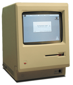 An original Macintosh 128K